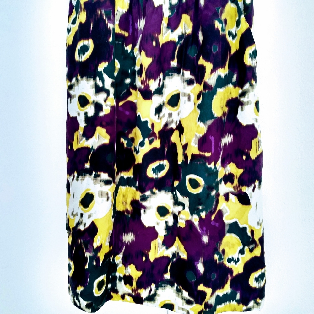 🌺 Anthropologie Maeve Silk Giverny Dress S EUC - Picture 5 of 13